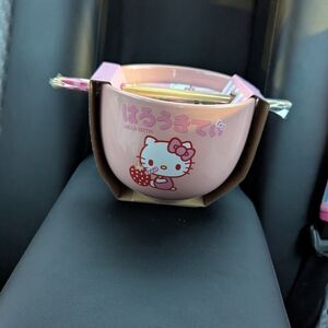 Hello Kitty Pink Bowl Noodle Ramen - Add On